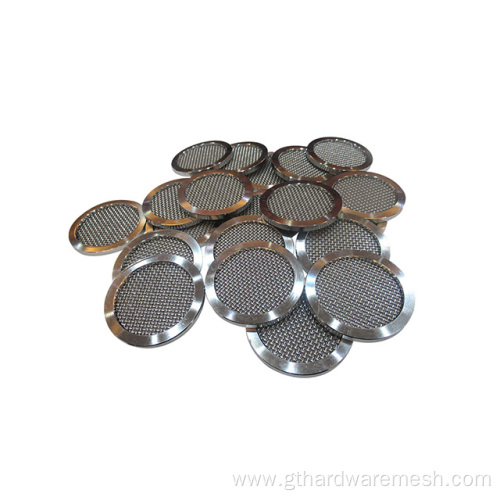 Stainless steel sintered wire mesh filter disc